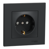 Miluz ED, Gniazdo zasilające schuko 16A, antracyt