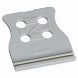 płytka odciążająca przewody jasnoszara