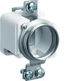 Gniazdo bezp. ceram. DIII E33 1P 63A 500V TS35 zac.śr. M5 pałąk. 25mm2 LE33K-KS HAGER