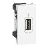 Mosaic Gniazdo Usb - 1 Moduł Białe Żeńskie 078761 LEGRAND