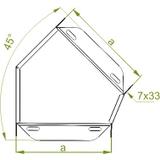 KKMBP100H60 Kolanko 45° 1,5 mm