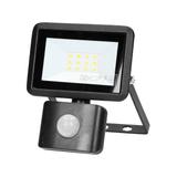 FARO S LED 10W naświetlacz z PIR 800lm IP44 4000K aluminium + szkło AD-NL-6252BLR4 ORNO