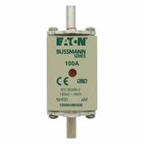 FUSE NH SIZE NH00 aM 100A 500V Wkładka NH00 100A 500V AM podwójny wskaźnik 100NHM00B EATON
