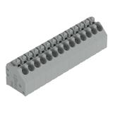 listwa zaciskowa do pł. drukowanych 14-bieg. szara raster 3,5 mm /20szt./ WAGO