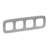 Valena Allure Ramka Poczwórna Aluminium 754394 LEGRAND