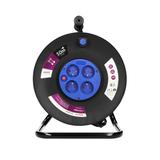 Przedłużacz bębnowy 4 gniazda kabel PVC H05VV-F 3x1.5mm2 długość - 50m Termik Przesłony to OR-AE-131