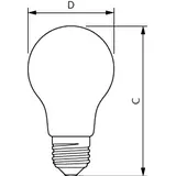 Żarówka LED 10,5W=100W 1521lm 2700K barwa ciepła kulka 10,5-100W E27 A60 827 Szkło matowe PHILIPS
