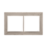 Simon 54 Nature Ramka 2-krotna Nature-Beton AL BETONE IP20/IP44* (*IP44-należy zastosować zestaw uszczelek DUN2) DRN2/91 KONTAKT