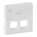 Valena Life Plakietka Z Etykietą Gniazda 2Xrj 45 Biała 755480 LEGRAND