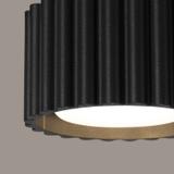 SOLLUX Plafon AURA 1 czarny Gx53 ; SL.1787