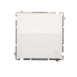 Simon Basic Przycisk światło 10A 250V szybkozłączka biały BMS1.01/11 KONTAKT