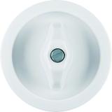 BERKER Serie 1930/Glas Płytka czołowa z pokrętłem do łącznika obrotowego biały połysk 1647 HAGER