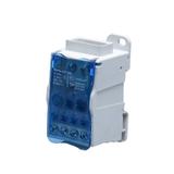 Blok rozdzielczy 500A zacisk wejściowy szyna 8x24x1 zaciski wyjściowe 4x10 i 5x16 i 2x25mm2 OR-LZ-82