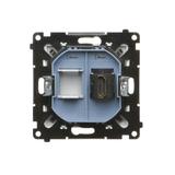 Simon 55 Gniazdo HDMI Aluminium mat TGHDMI.01/143 KONTAKT