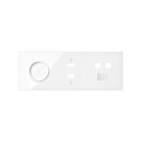 Simon 100 Panel 3-krotny: 1 gniazdo + 1 HDMI + 1 USB + 1 TV + 1 RJ45 biały 10020317-130 KONTAKT