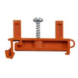 LTT2 ,  Trzymacz do złączek termoplastycznych, na TS35, do LTF (12-10; 16; 25), pomarańczowy