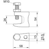 FL 3, KLEMY ZACISKOWE Z OTWOR.