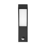 Oprawa ogrodowa z czujnikiem ruchu PIRYT LED 10W 140st 850lm IP54 4000K czarna AD-OP-6109BLPMR4 ORNO