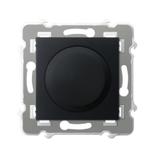 SZAFIR Ściemniacz uniwersalny do obciążenia żarowego, halogenowego oraz LED - kolor czarny metalik