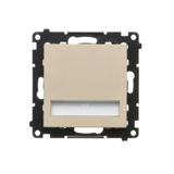 Simon 55 Oprawa oświetleniowa LED 14V (0,56 W) Barwa zimna biała 5900K Szampański mat