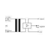 przekaźnik kontroli przepływu prądu 20mm AC 80mA-6A WAGO