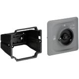 Element montażowy na drzwi MS132 szary/czarny DMS132-G