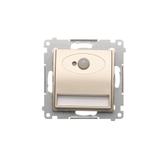 Simon 54 Oprawa oświetleniowa LED z czujnikiem ruchu 230 V AC 1.4 W białe ciepłe 3100 K złoty mat DOSC.01/44 KONTAKT