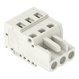 Gniazdo MCS‑MIDI Classic 3‑biegunowe jasnoszare raster 5mm 721‑103/026‑000 /100szt./ WAGO