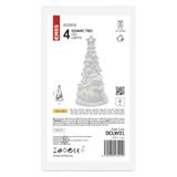 Choinka ceramiczna dekoracje 4 LED 33,5 cm 2x AA ciepła biel IP20 DCLW31 EMOS