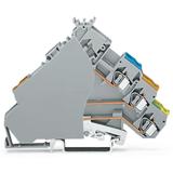 złączka do elementów wykonawczych z PE 2,5 mm2 do wtyków bezpiecznik.