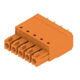 BCF 3.81/05/180 SN OR BX Wtyk PCB (złącze wiązki), listwa z gniazdami, 3.81 mm, Liczba biegunów: 5, PUSH IN, złącze sprężynowe /50szt./ 1969120000 WEIDMÜLLER