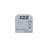 Miniaturowy przekaźnik elektromagnetyczny 1Z 16A montaż podtynkowy,U=100-265V AC,styk:1Z 16A (120A F PP-1Z-LED-Pico F&F