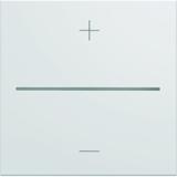 gallery Płytka czołowa do ściemniacza przyciskowego z Bluetooth biały