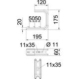 TPDG/195, WIESZAK DO KOR.SIATK.195MM FS