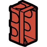 BATIBOX PUSZKA NA 1M MOSAIC DO ŚCIAN MUROWANYCH 40 MM, Legrand