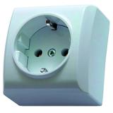Gniazdko schuko 230V z zestawem montażowym EGN-1BS/00 001101368 ETI