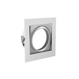 SUFITOWA OPRAWA PUNKTOWA VILA UCHYLNA, IP20, KWADRAT, INOX
