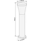 Lampa ogrodowa słupek 50cm