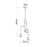 Sollux Żyrandol DUOMO 3M SL.0302