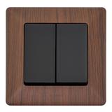 VALENA LIFE - ŁĄCZNIK ŚWIECZNIKOWY CZARNY 10 AX - 250 V~