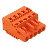 1-przewodowe gniazdo CAGE CLAMP pomarańczowa /100szt./ 231-305/102-000 WAGO