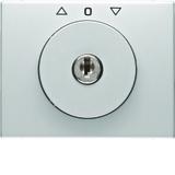 K.5 Płytka czołowa z kluczykiem do łącznika żaluzjowego obrotowego, aluminium