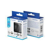 SUFITOWA OPRAWA PUNKTOWA (OCZKO) PARMA, IP20, CZARNY CHROM