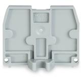 ścianka końcowa szara z mocowaniem śrubowym