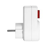 Adapter 1x2P+Z (Schuko) z włącznikiem, biały OR-AE-13188(GS) ORNO
