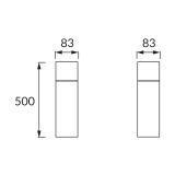 Oprawa ogrodowa GRYF 50 E27 D