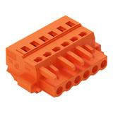 Gniazdo MCS-MIDI Classic 6-biegunowe pomarańczowe raster 5,08mm /50szt./ 231-306/107-000 WAGO