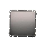 Simon Basic Łącznik schodowy 10A 250V szybkozłączka stal inox BMW6.01/21 KONTAKT