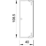 KANAŁ WDK 40X110X2000 KANAŁ ŚCIENNY I SUFITOWY