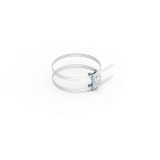 NI OBEJMA UNI. PODW. DO RUROCIĄGU M8 (0-150mm)